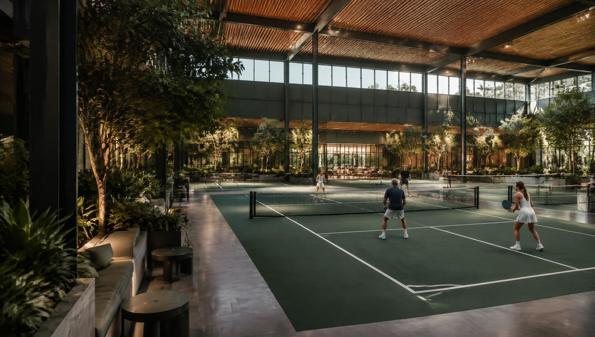 Pickleball at PARK PLACE — concept visualization